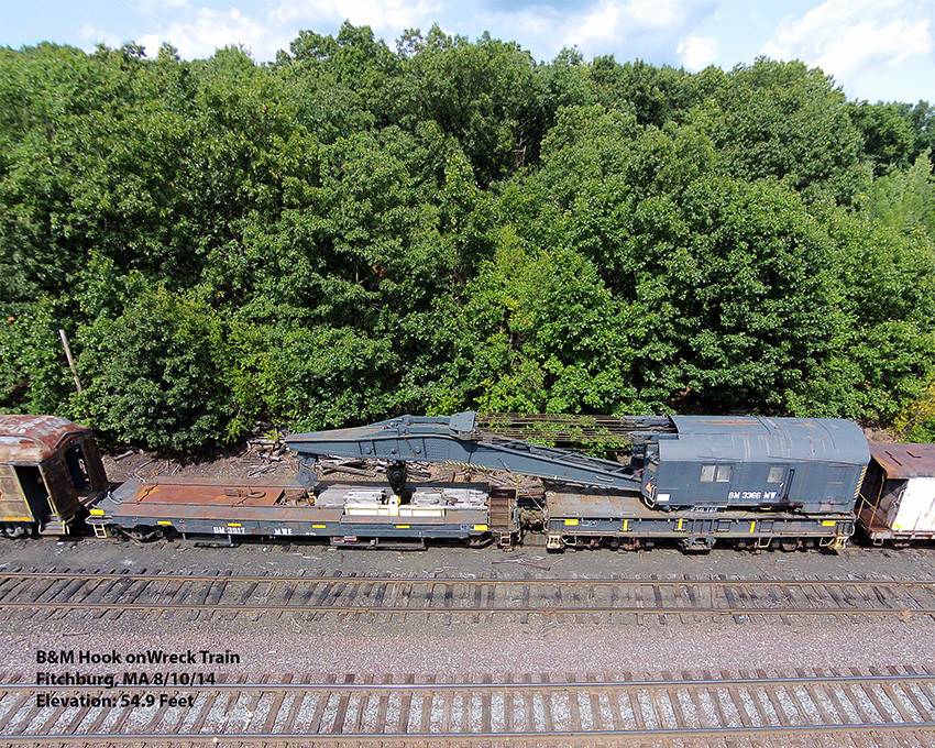 Photo of Aerial view of Wreck Train Hook @ Fitchburg