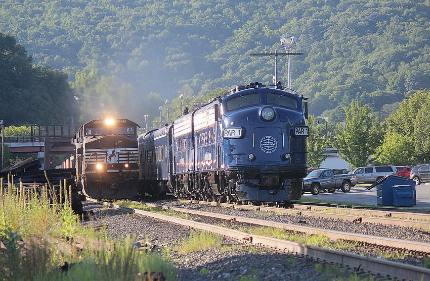 Photo of PanAm Southern OCS/22k in North Adams -- Tuesday August 19,  2014