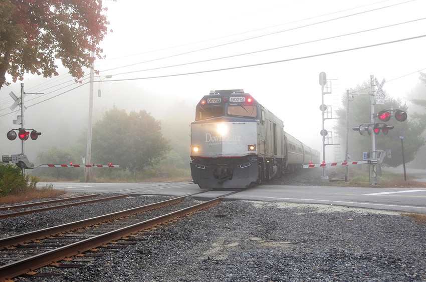 Photo of Boston-Bound Amtrak Downeaster