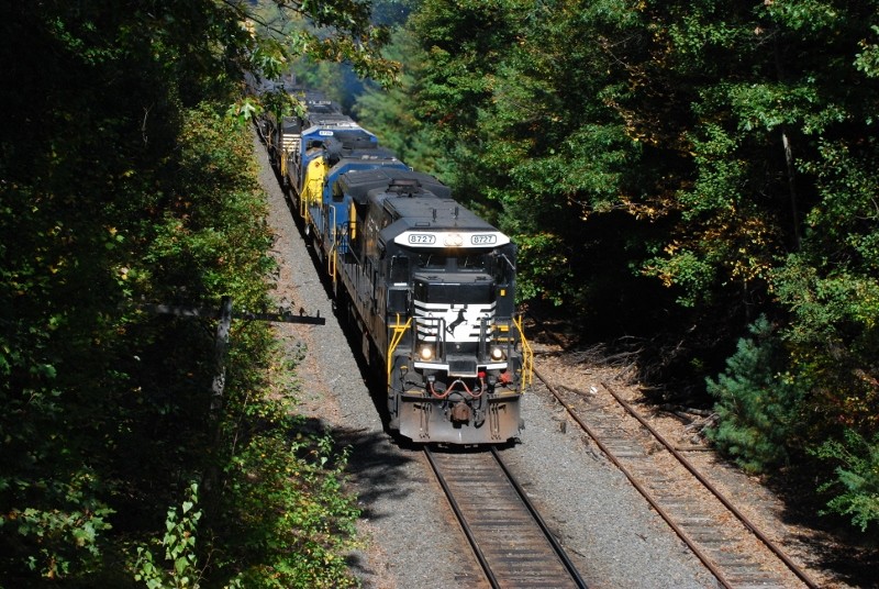 Photo of EDRJ with mixed NS & CSX power