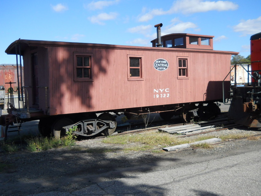Photo of NYC wood caboose