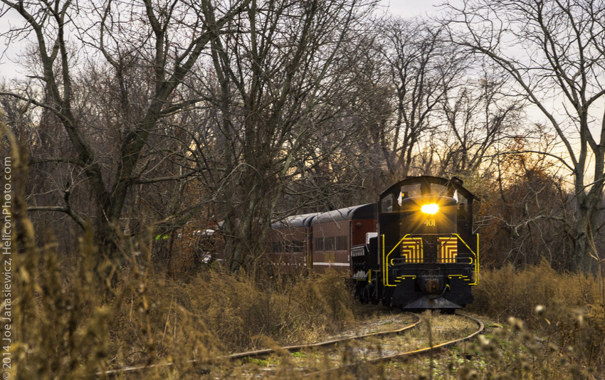 Photo of CMRR rounding the bend