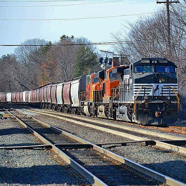 Photo of Loaded Grain train