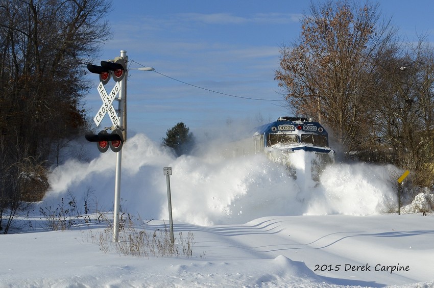 Photo of Amtrak Plowing The Main