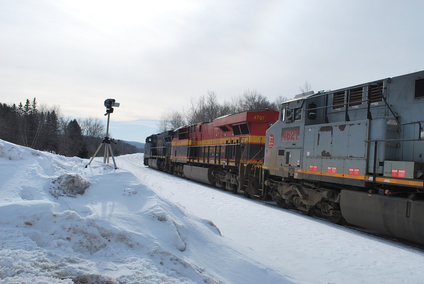 Photo of a first kcs southern bell on the boston&albany @ hinsdale ma