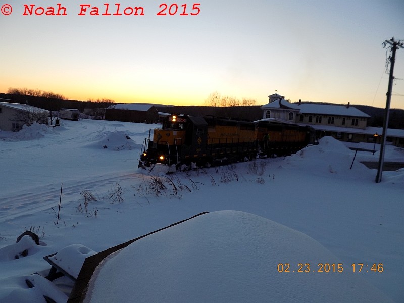 Photo of Housatonic Railroad In the Sunset