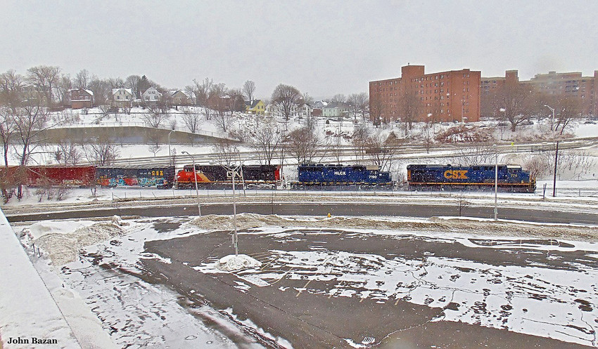 Photo of CSX X550 At Pittsfield, MA