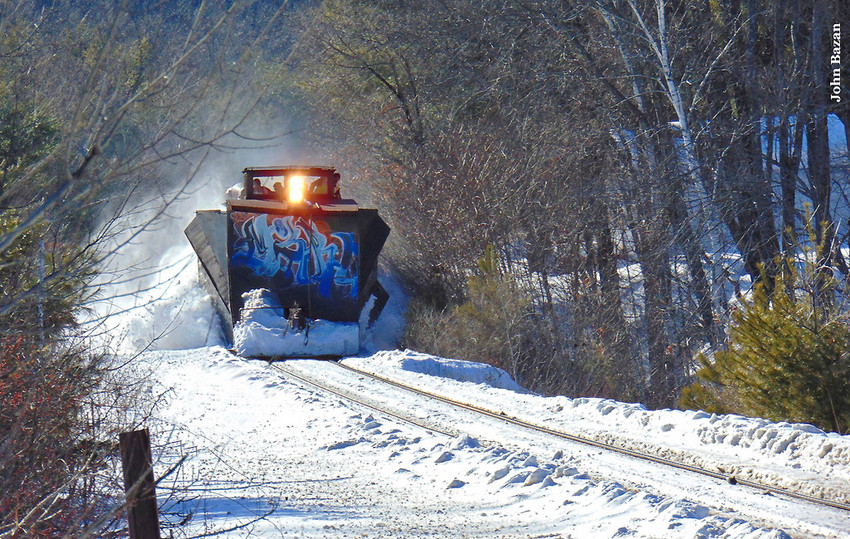 Photo of Snowplow Train At Wendell, MA