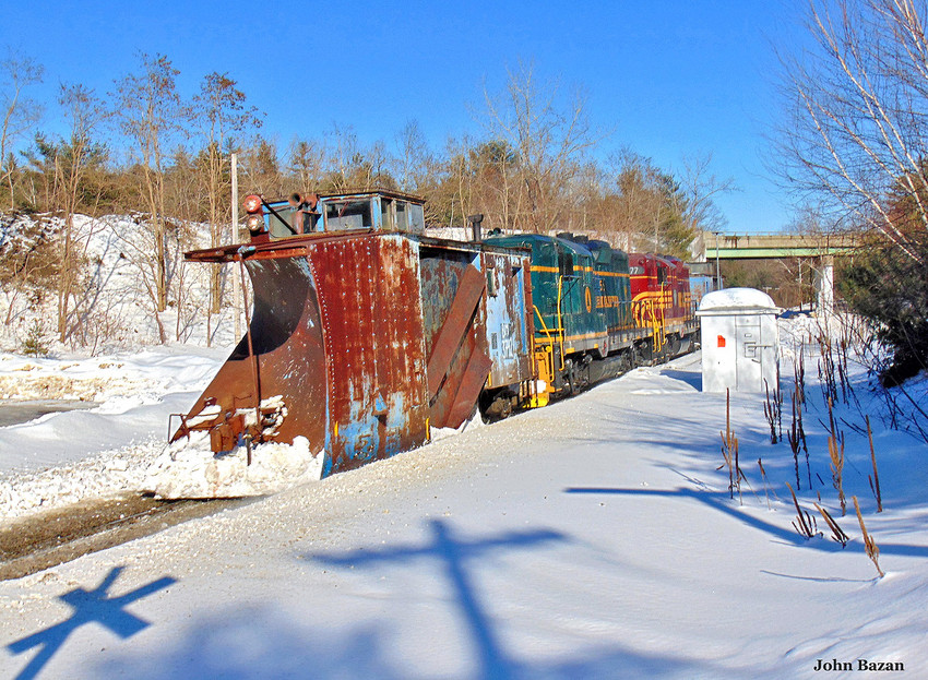 Photo of Snowplow Train At Wendell, MA