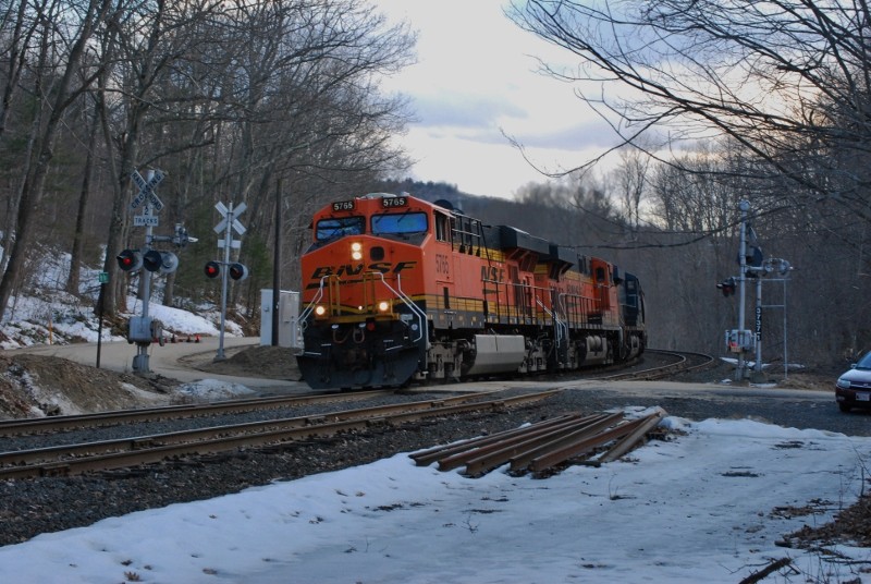 Photo of Loaded Grain train at Farley crossing