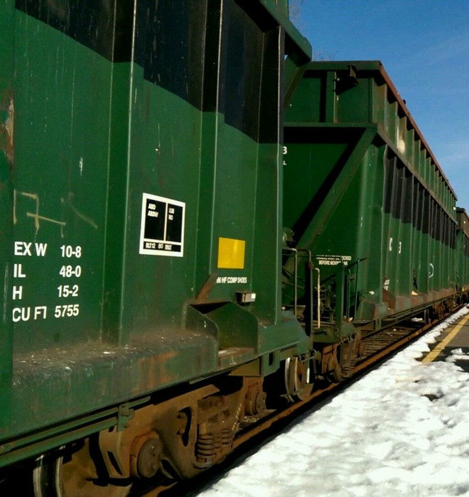 Photo of The Massachusetts Coastal Railroad Energy Train On Friday March 13th, 2015