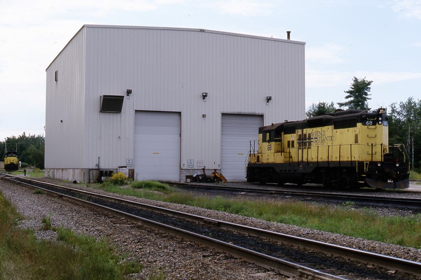 Photo of SLA engine facility at Lewiston Jct.