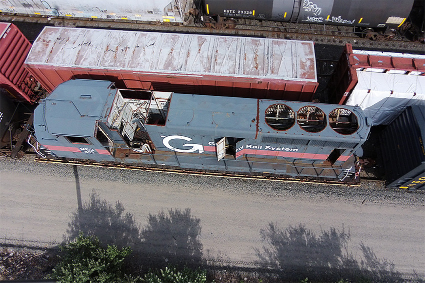 Photo of Sky Rails 2 takes an overhead look down on the GRS/MEC #513
