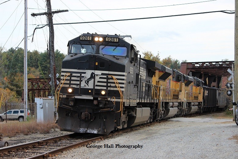 Photo of Bow Coal Train NHB-49 with NS and UP Power