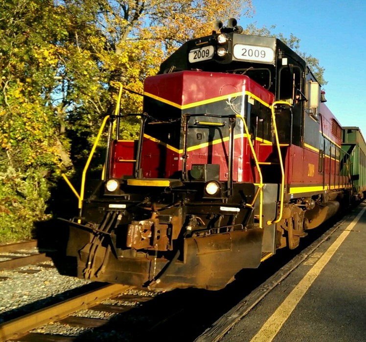 Photo of The Massachusetts Coastal Railroad Energy Train On Monday October 19th, 2015