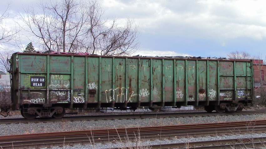 Photo of Old Northern Pacific wood chip car