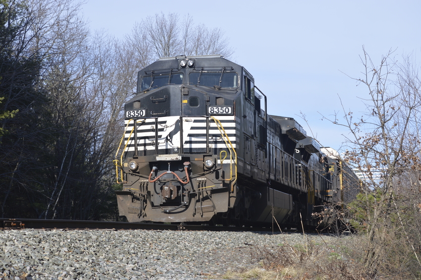 Photo of Norfolk Southern 206 parked on the camp track.