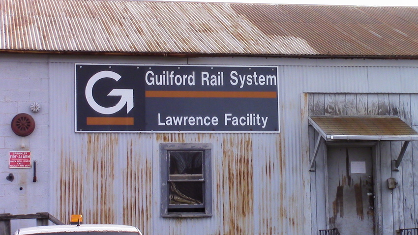 Photo of Guilford Rail System Lawrence Facility sign