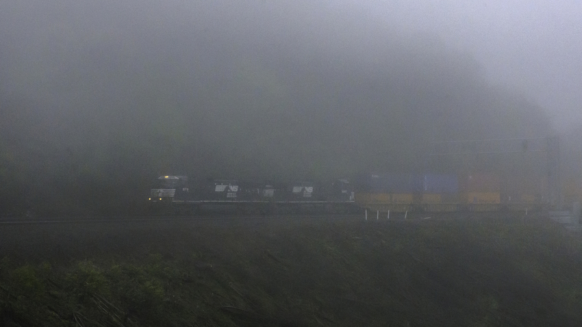 Photo of Foggy Morning at Horseshoe Curve