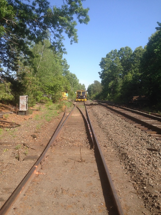 Photo of Track work at Medfield Junction