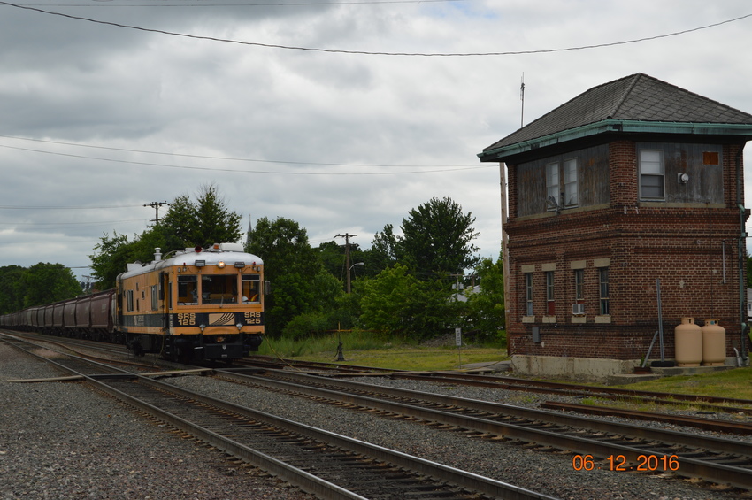 Photo of 2 Generations of Railroad Equipment