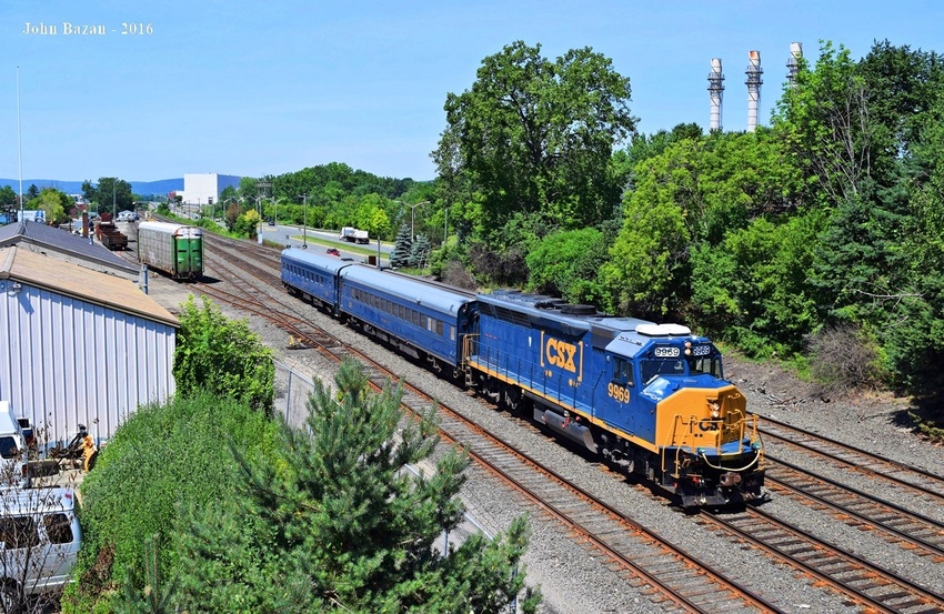 Photo of CSX Inspection Train At Pittsfield, MA