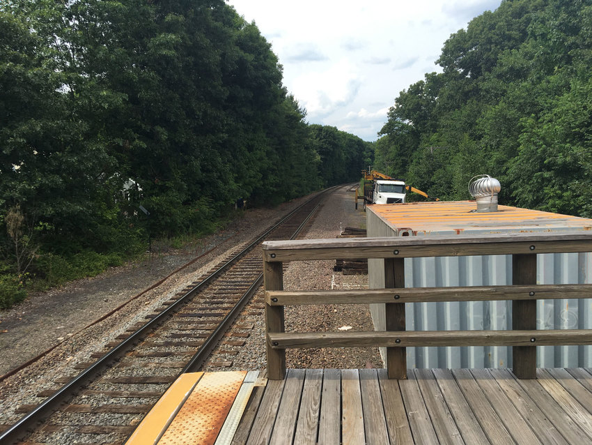Photo of New East Track in Andover approaches Ballardvale Station