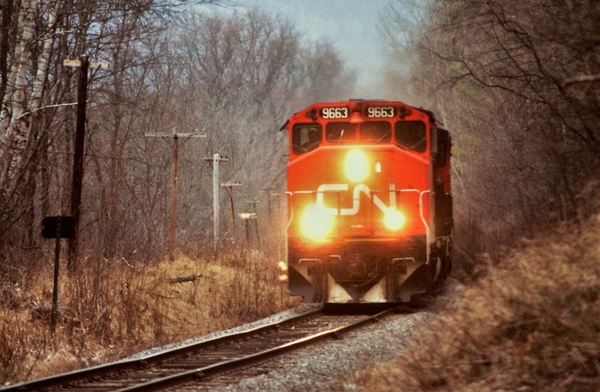 Photo of Eastbound CN freight near Groveton NH