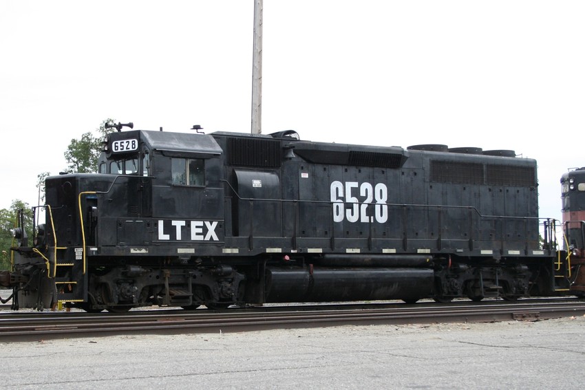 Photo of LTEX #6528, working the Waterville rail yard this morning.