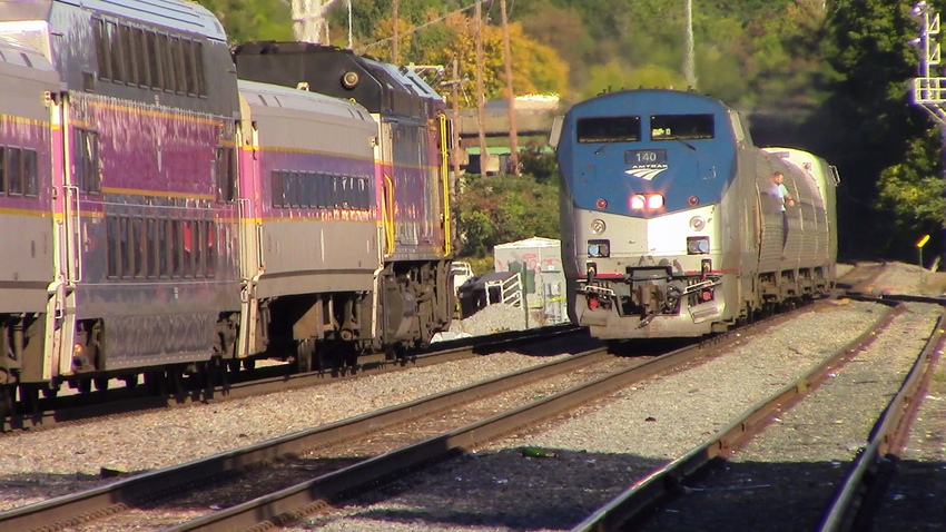 Photo of Amtrak meets MBTA