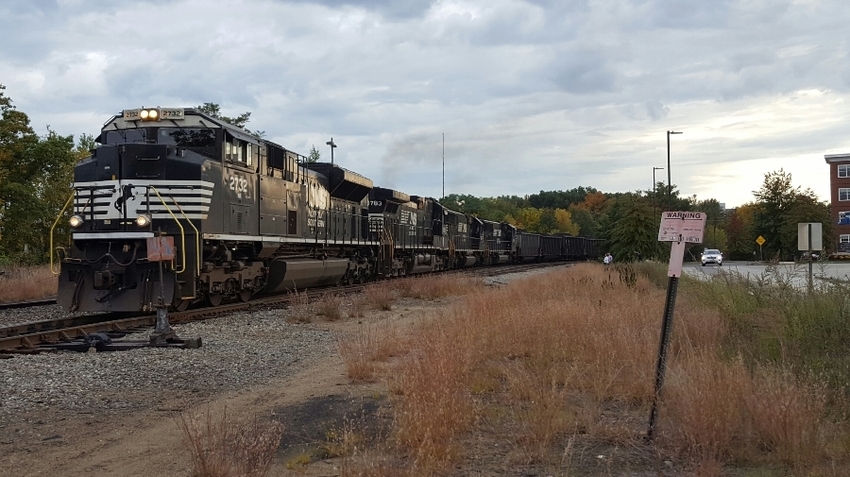 Photo of Loaded Coal Train Through Manchester NH
