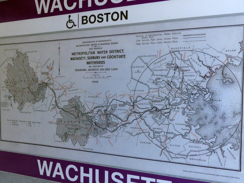 Photo of Interesting Historical Displays at Wachusett T station