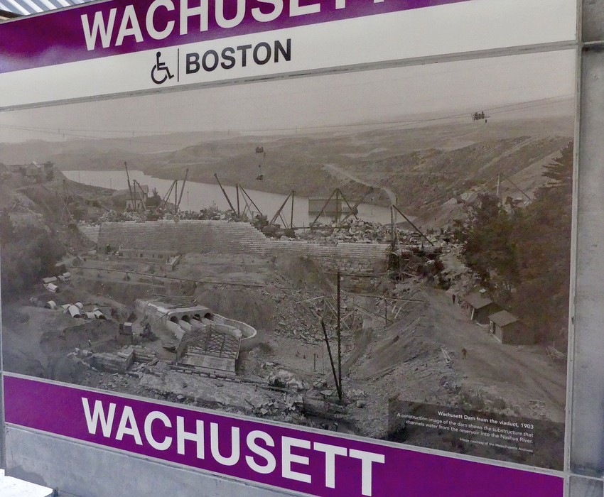 Photo of Another interesting display at the new Wachusett T station
