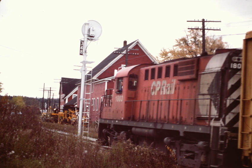 Photo of CP Rail local northbound at Lyndonville,Vt