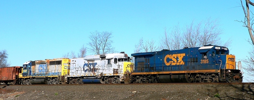 Photo of CSX Ballast Train at Millbury, MA
