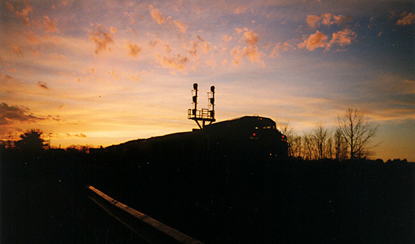 Photo of Sunset on Conrail at Framingham