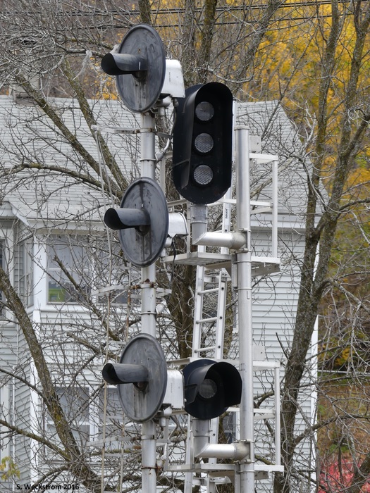 Photo of Old and New Signals at North Adams