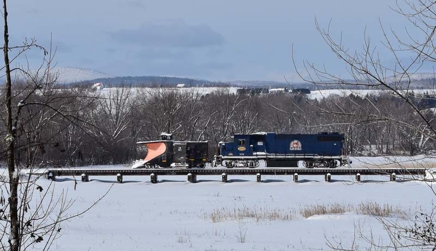 Photo of WACR plow extra leaves Newport
