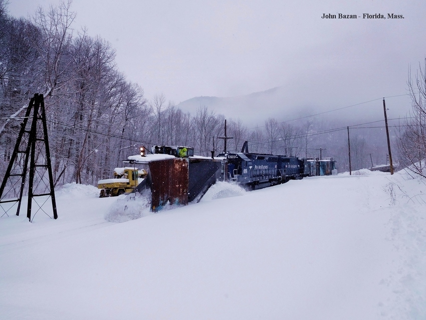Photo of Snowplow Train At Florida, MA