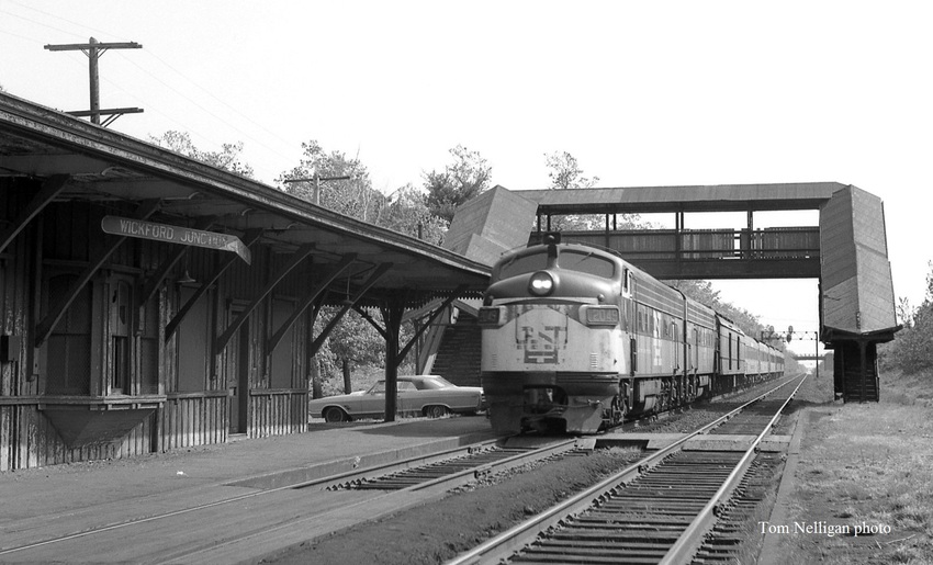 Photo of Wickford Junction, before the MBTA