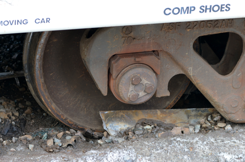 Photo of Charlemont Derailment- Broken Rail