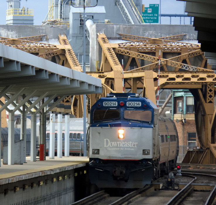 Photo of Amtrak Downeaster arrives North Station
