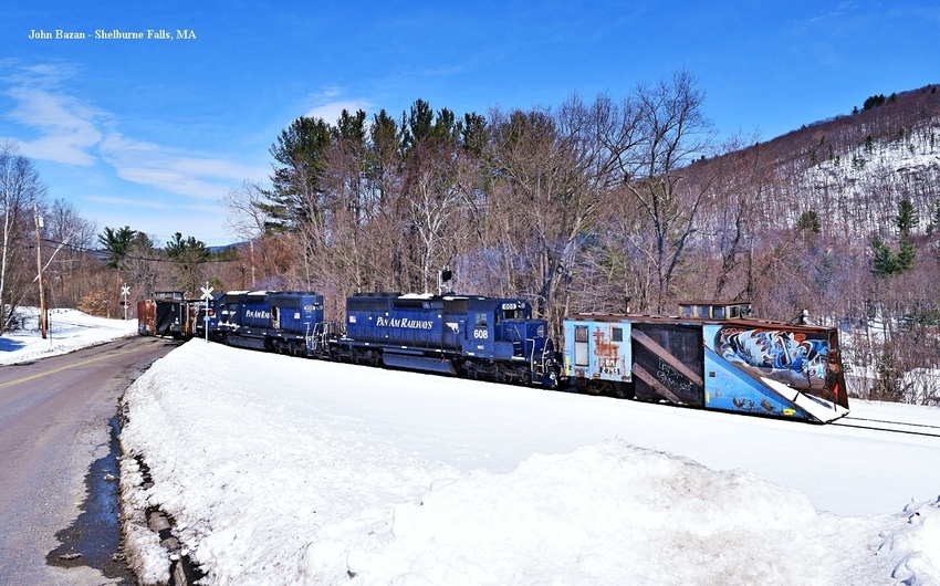 Photo of Snowplow Train At Shelburne Falls