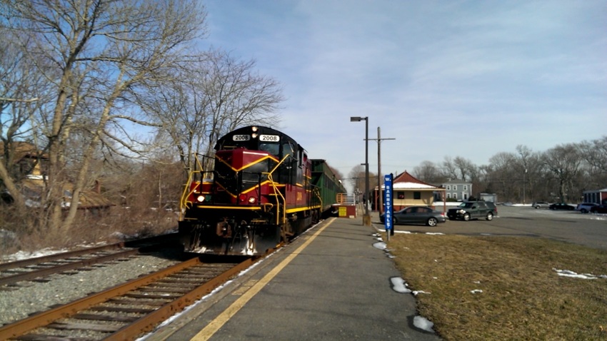 Photo of The Massachusetts Coastal Railroad Energy Train On Monday March 13th, 2017