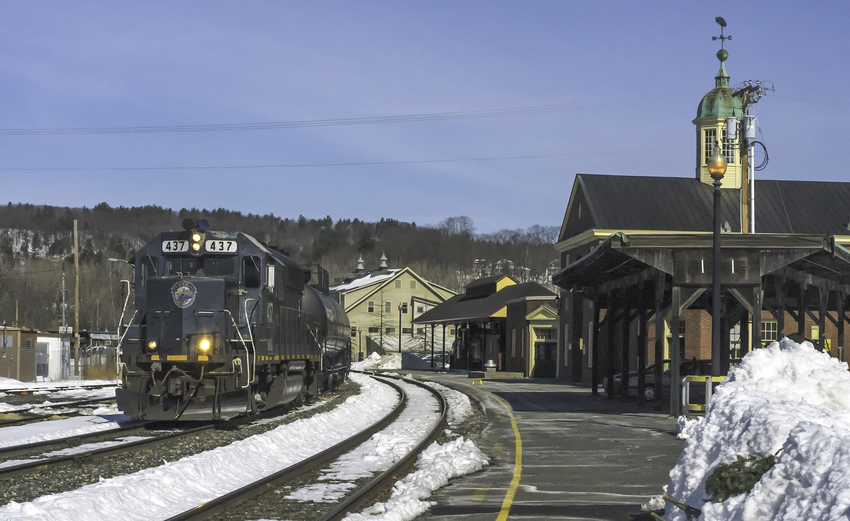 Photo of New England Central Switching at White River Jct.