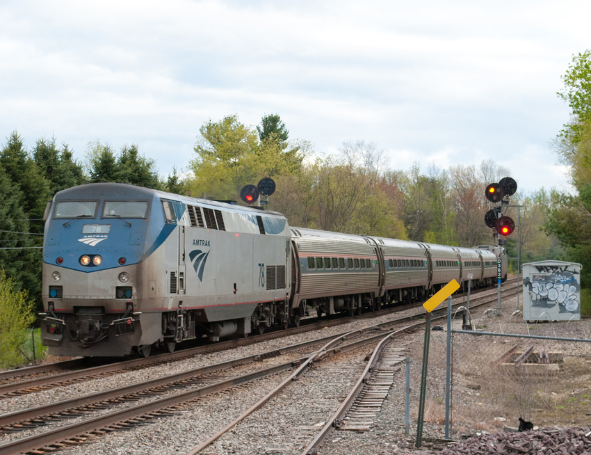 Photo of Amtrak 685 Enters New Hampshire