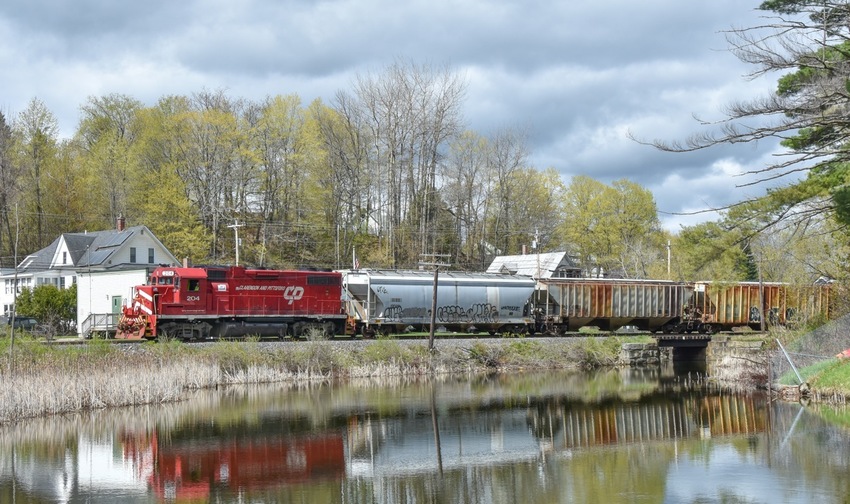 Photo of WACR Train NPWJ at Barton, VT