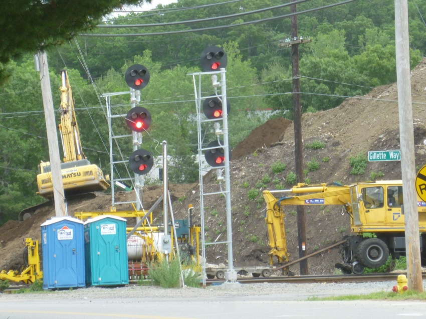 Photo of Lowell Junction work