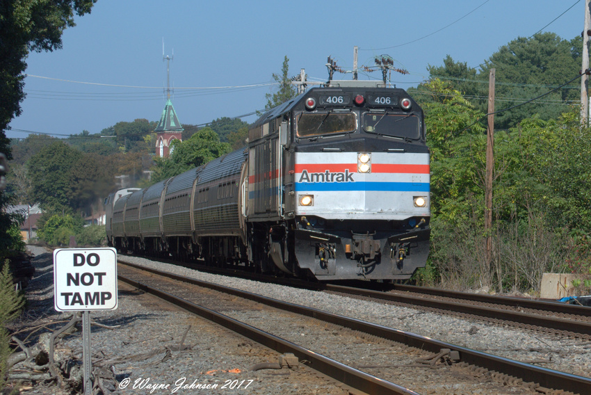 Photo of Amtrak 694 at Andover