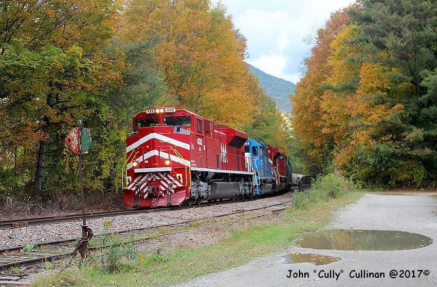 Photo of Vermont Railway B&R action -- Sunday October 08,  2017